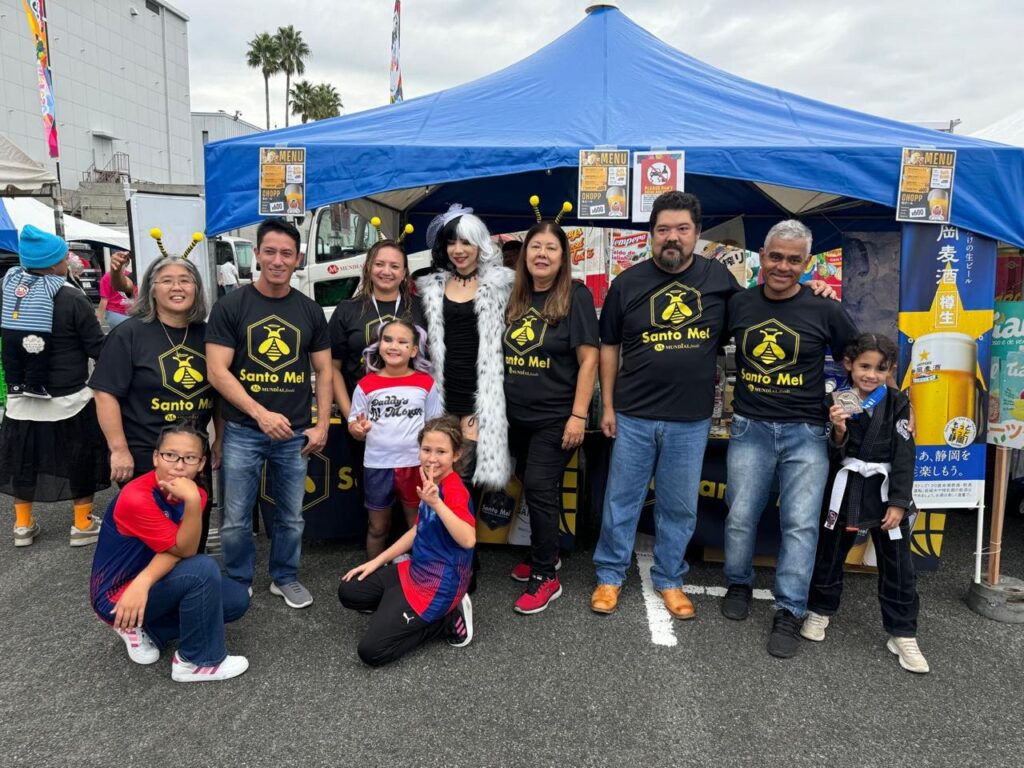 Evento de degustação da Santo Mel no Japão